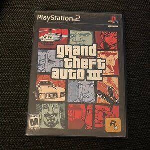 Grand Theft Auto III for Sony 2 - Black Case